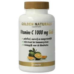 New Golden Naturals Vitamine C 1000mg gold