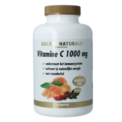 Golden Naturals Vitamine C 1000mg met rozenbottel