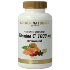 Golden Naturals Vitamine C 1000mg met rozenbottel