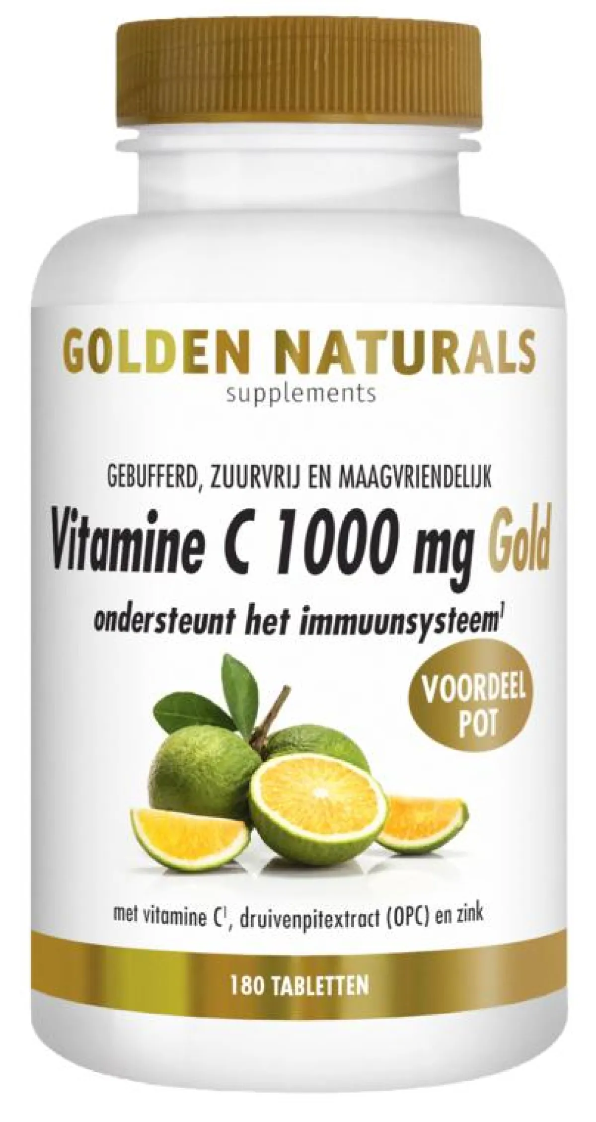 Sale Golden Naturals Vitamine C 1000mg gold vegan