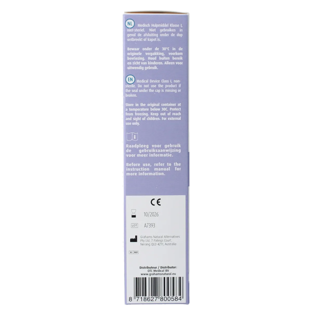 New Grahams Psoriasis creme