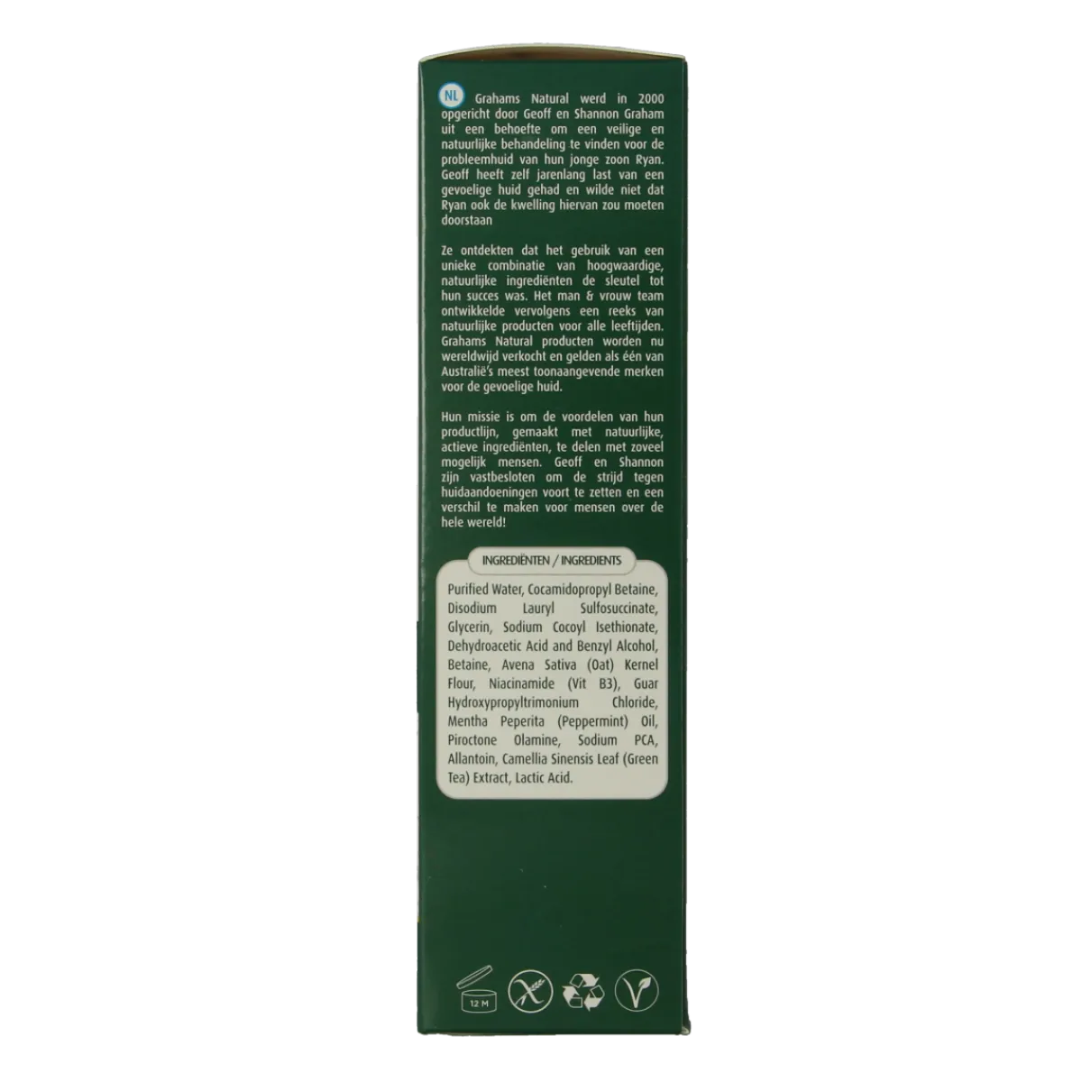 Hot Grahams Shampoo gevoelige hoofdhuid