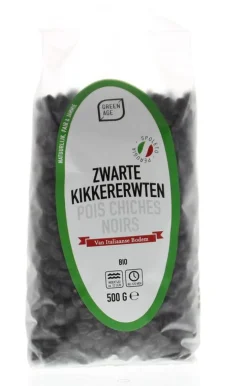 New Greenage Zwarte kikkererwten bio