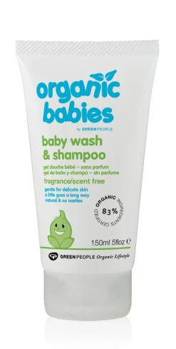Hot Green People Organic babies baby wash & shampoo scent free