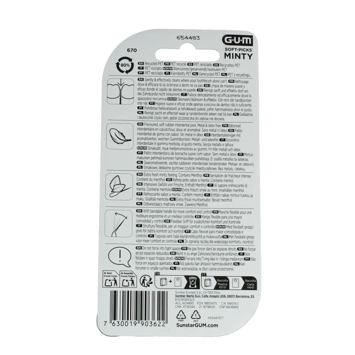 Discount GUM Soft-Picks comfort flex mint medium