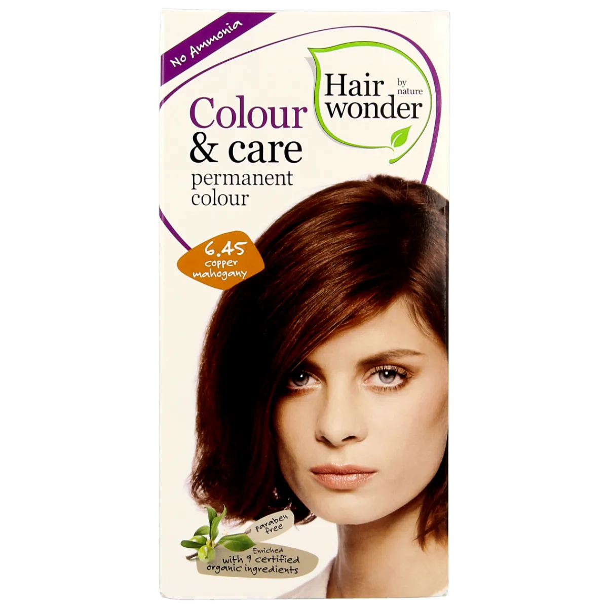 Online Hairwonder Colour & Care dark copper mahogany 6.45