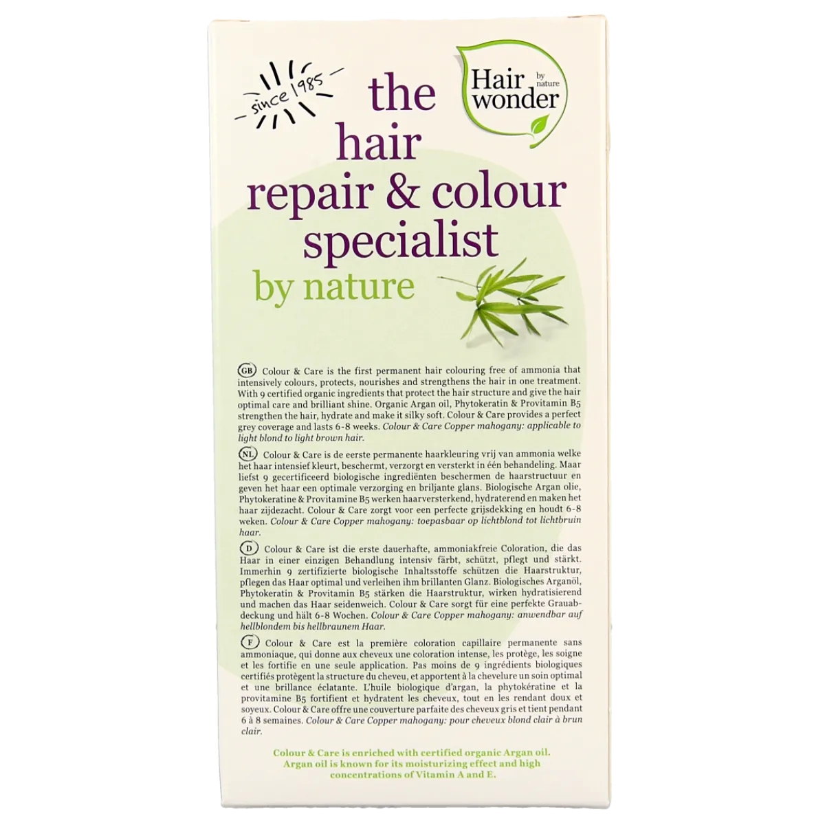 Online Hairwonder Colour & Care dark copper mahogany 6.45