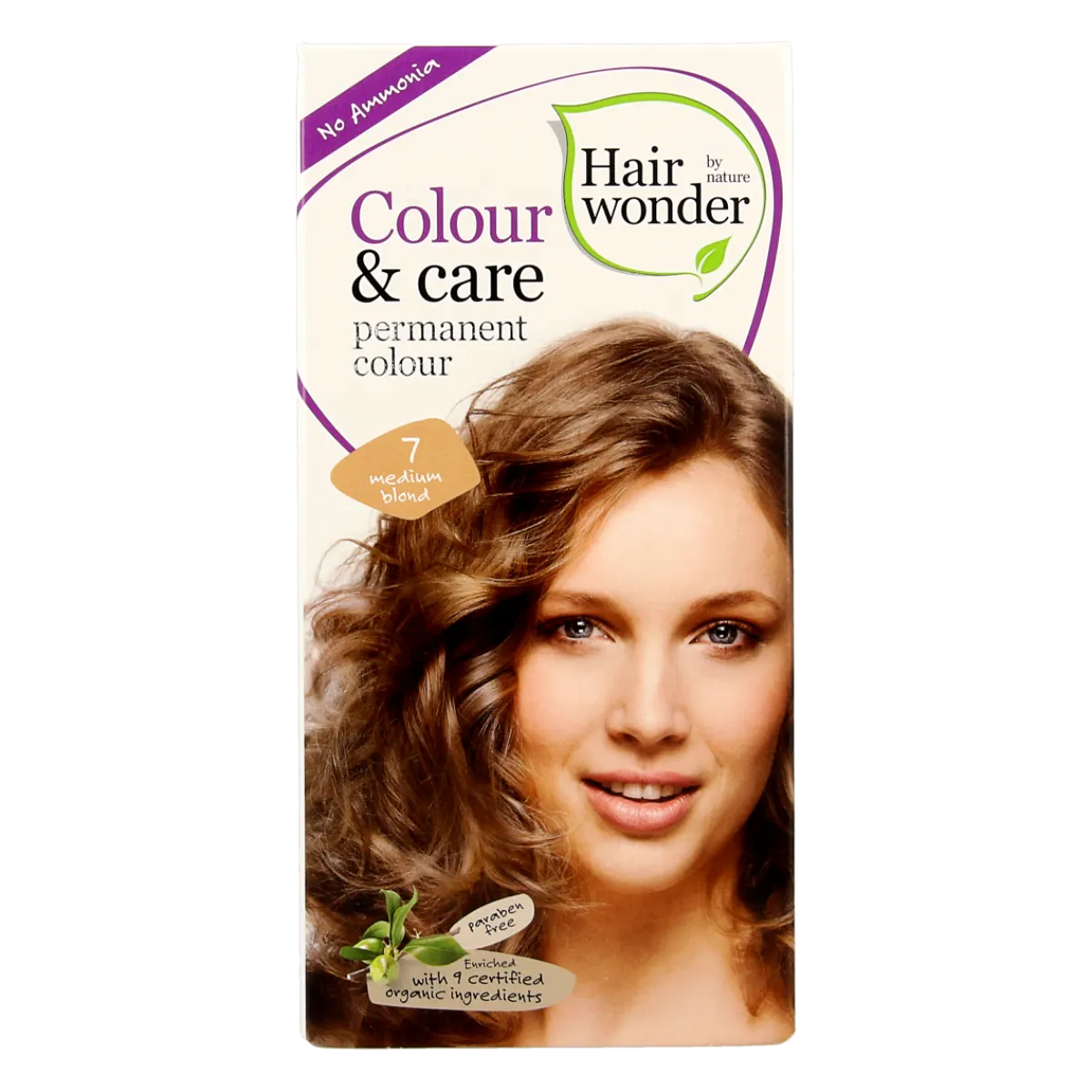 Online Hairwonder Colour & Care 7 medium blond
