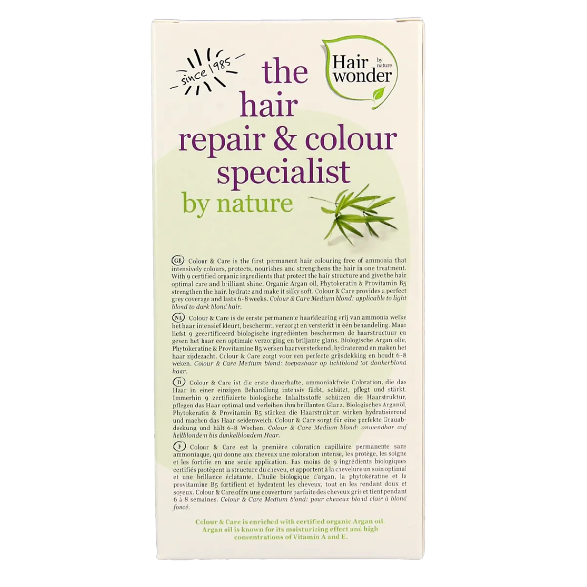 Online Hairwonder Colour & Care 7 medium blond