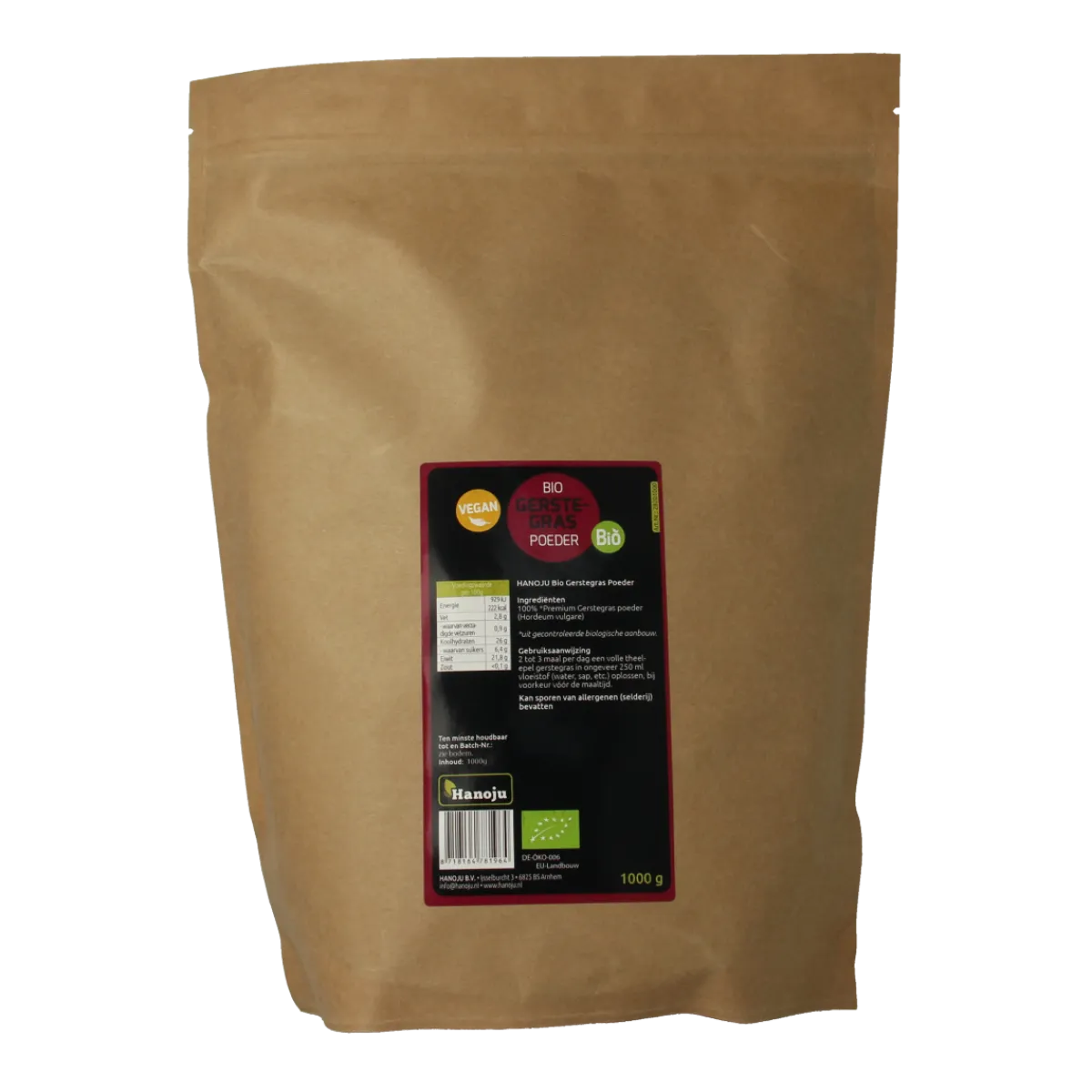 Discount Hanoju Gemalen gerstegras paper bag bio