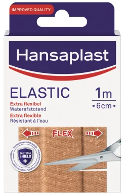 Discount Hansaplast Elastic 1m x 6cm waterasfstotend