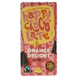 Happy Chocolate Puur sinaasappel bio