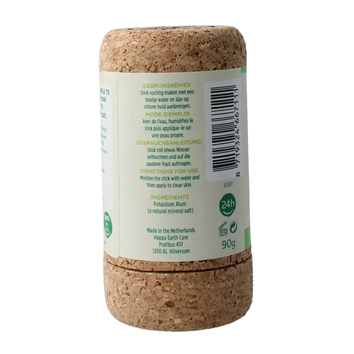 Happy Earth Pure crystal deodorant unscented