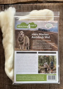 Healthy4Feet Wandel 100% Merino antidruk wol 25 + 5 gram