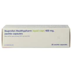 New Healthypharm Ibuprofen 400mg liquid caps