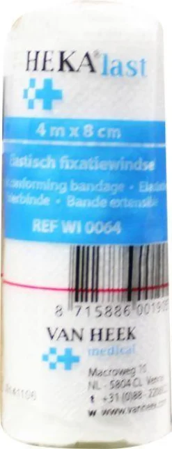 Hekalast Elastisch windsel 4m x 8cm