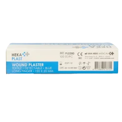 Best Hekaplast Vingerpleister detectable 120 x 20 haccp elastisch