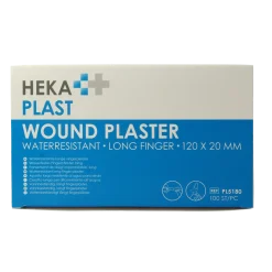 Hekaplast Vingerpleister water resistent 120 x 20