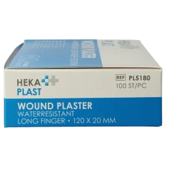 Hekaplast Vingerpleister water resistent 120 x 20