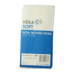 Heka Soft Non-woven kompres 10 x 10cm niet steriel 8 lagen