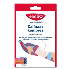 Heltiq Zalfgaaskompres 7.5 x 10cm