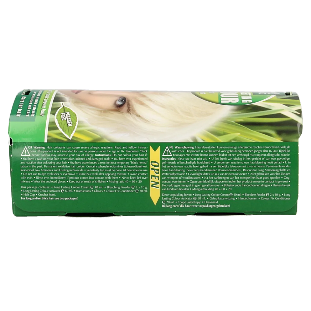 Online Henna Plus Long lasting colour 00 blonde coupe soleil