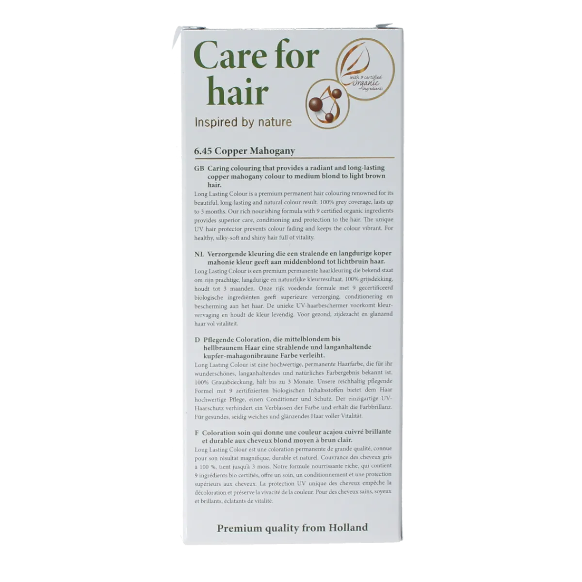 Clearance Henna Plus Long lasting colour 6.45 copper mahogany