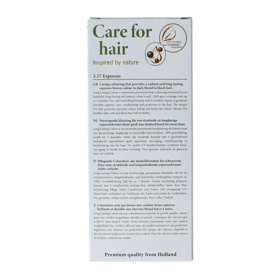 Henna Plus Long lasting colour 3.37 espresso