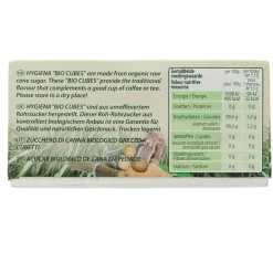 Hygiena Cubes rietsuikerklontjes bio