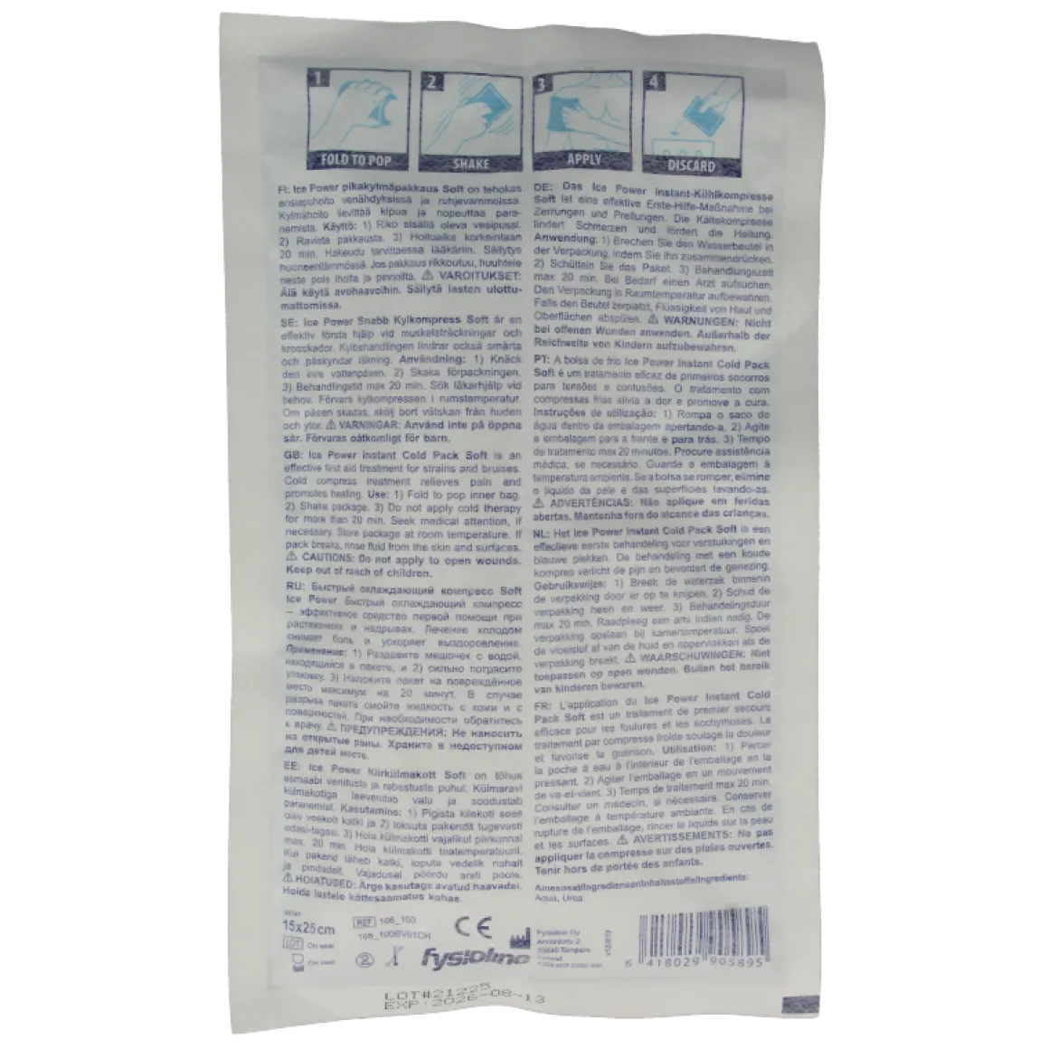 Ice Power Instant cold pack soft kompres