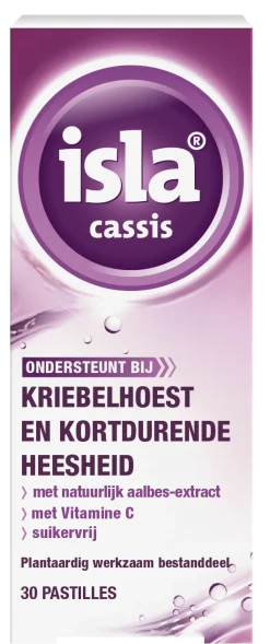 Best Isla Cassis keelpastille