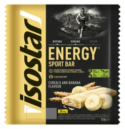 Outlet Isostar Energy sport bar cereals & banana 3 pack