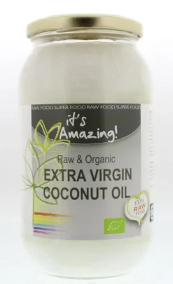 It's Amazing Kokosolie extra virgin in glas bio