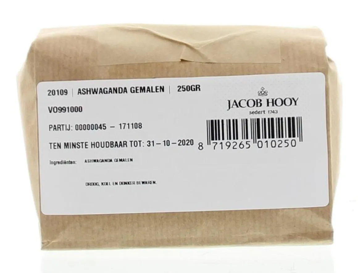 Jacob Hooy Ashwagandawortel gemalen