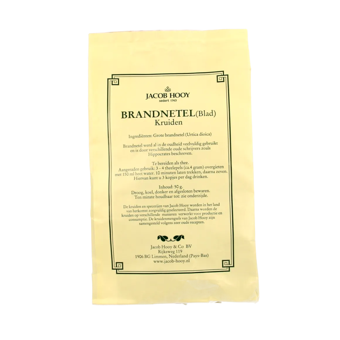 Jacob Hooy Brandnetelblad kruiden