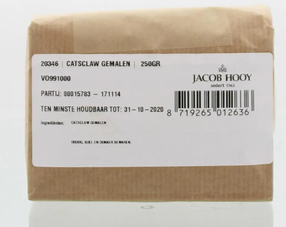 New Jacob Hooy Cat's claw gemalen
