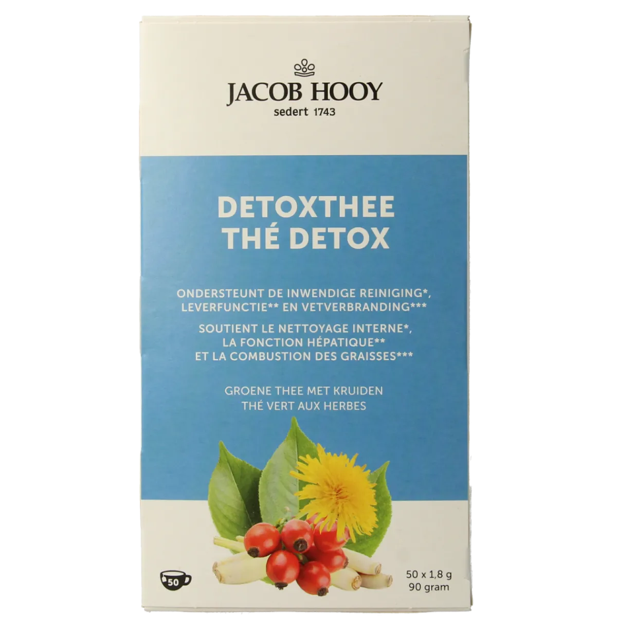 Outlet Jacob Hooy Detox theezakjes