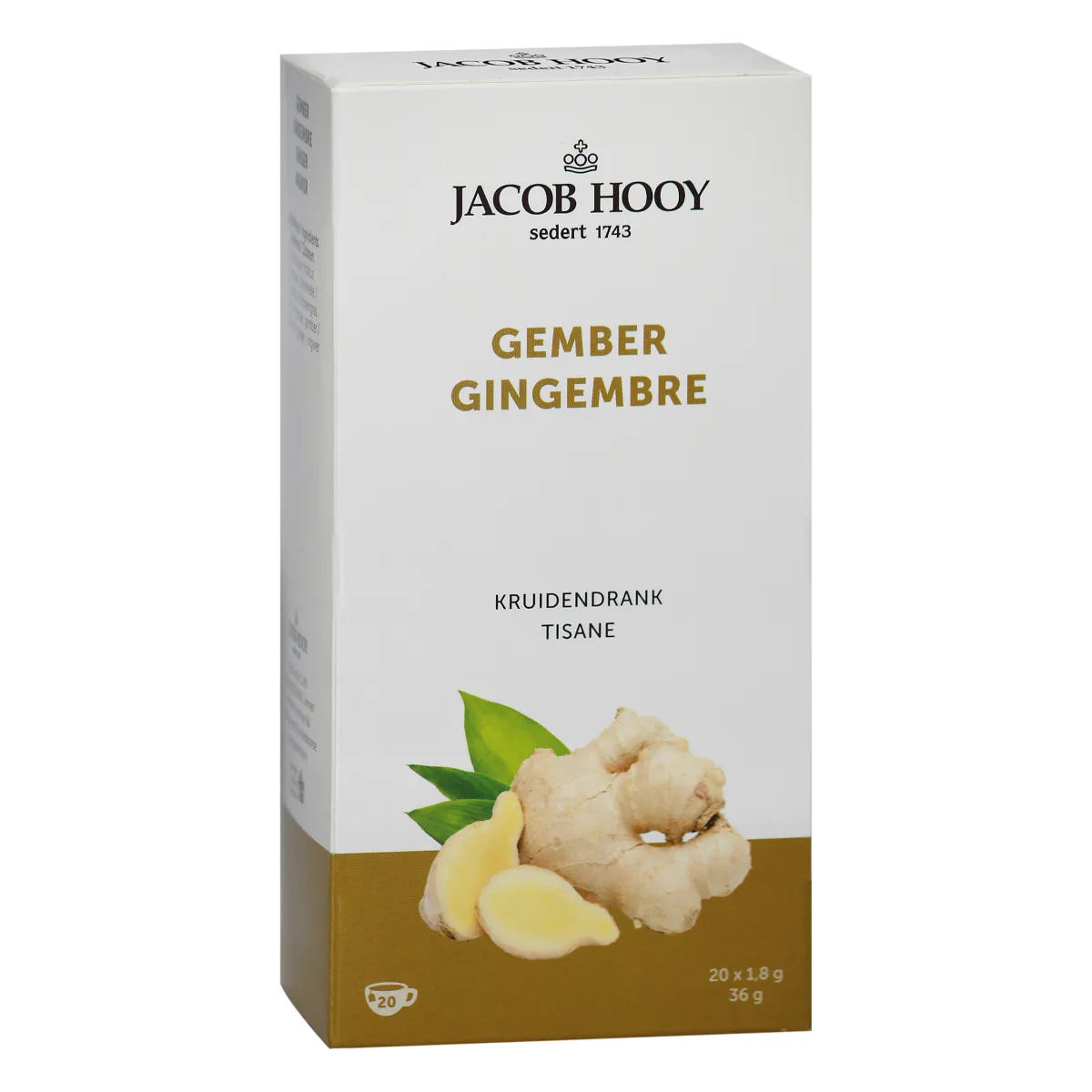 Clearance Jacob Hooy Gember theezakjes