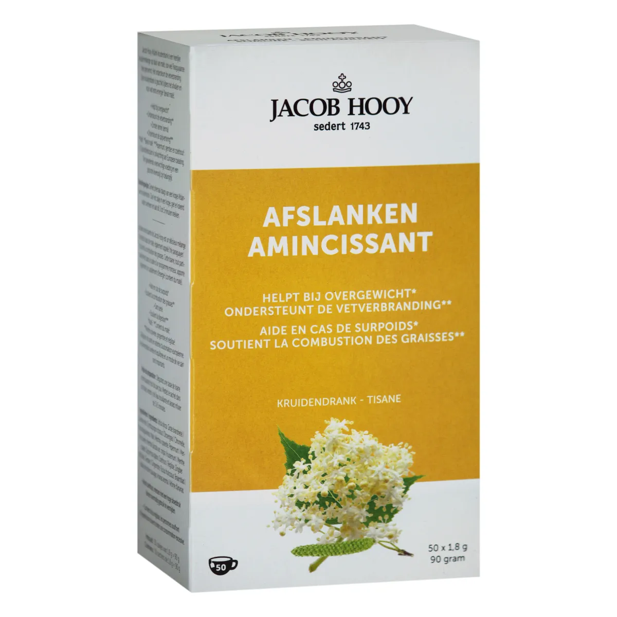Jacob Hooy Ideaal gewicht afslank kruidendrank theezakjes