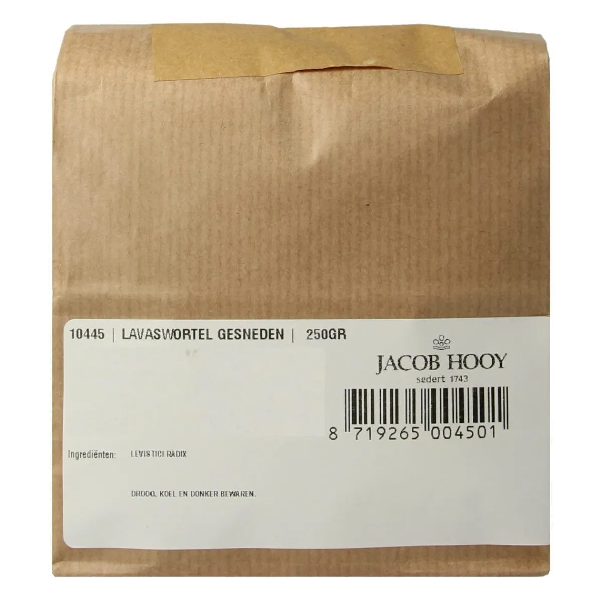 Jacob Hooy Lavaswortel gesneden