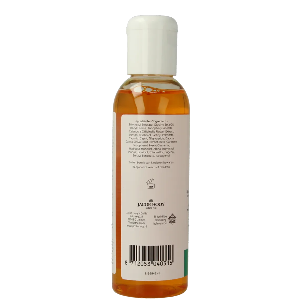 Jacob Hooy Vitamine E huidolie