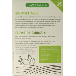 Joannusmolen Boekweitmeel eerste keuze bio