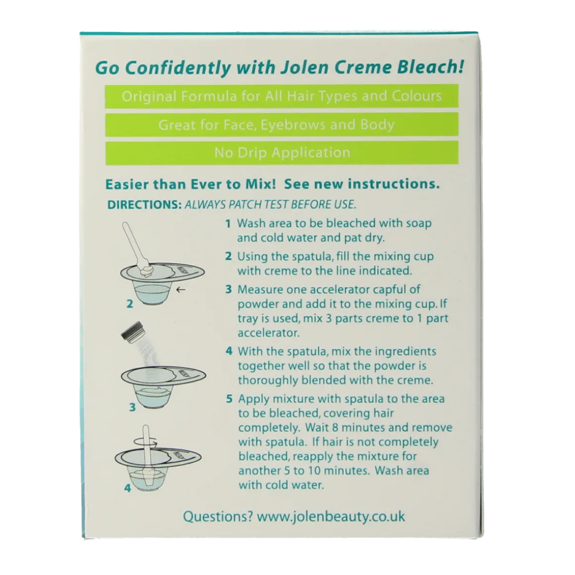 Jolen Ontkleuringscreme creme bleach regular