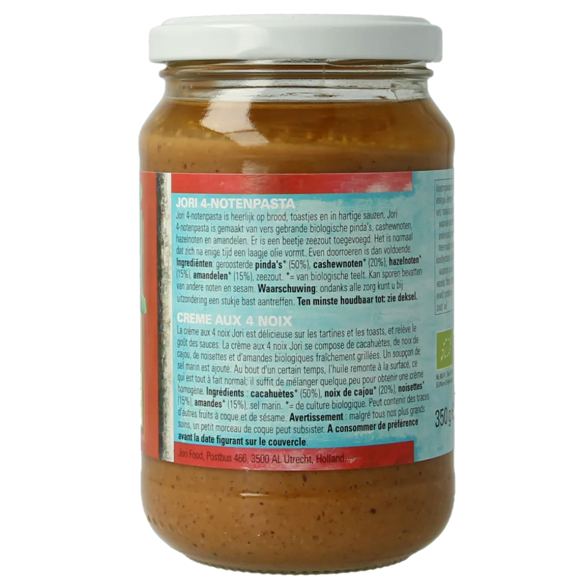 Jori 4 Noten pasta met zout bio