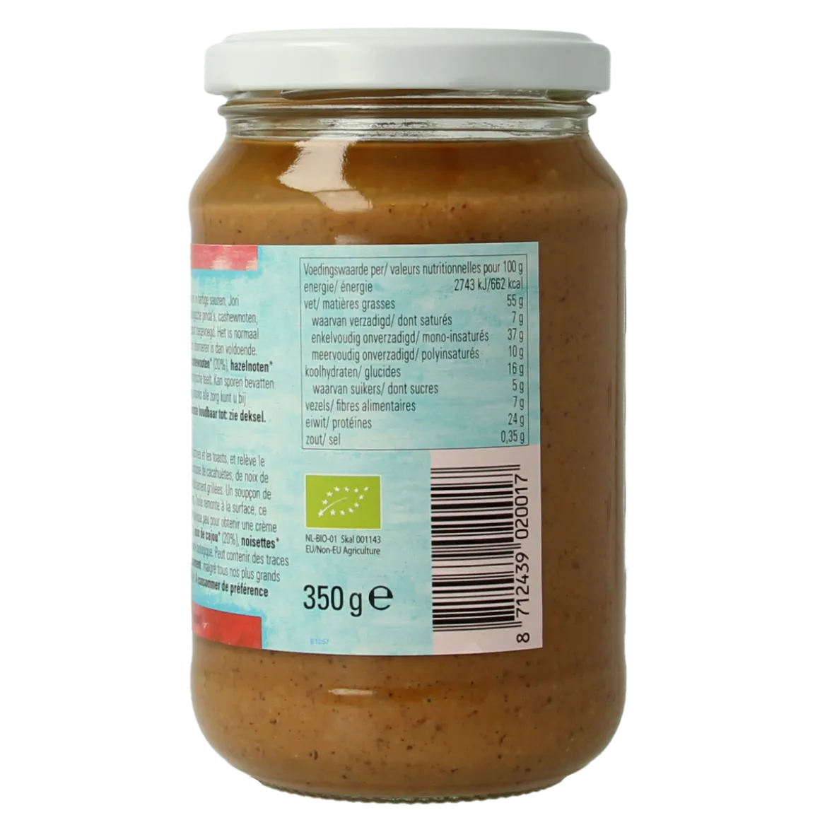 Jori 4 Noten pasta met zout bio