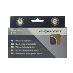 Joy2protect Snelpleisters huidskleur 2.5cm x 4.5m