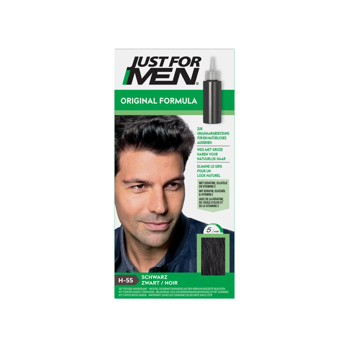Just For Men Zwart H55