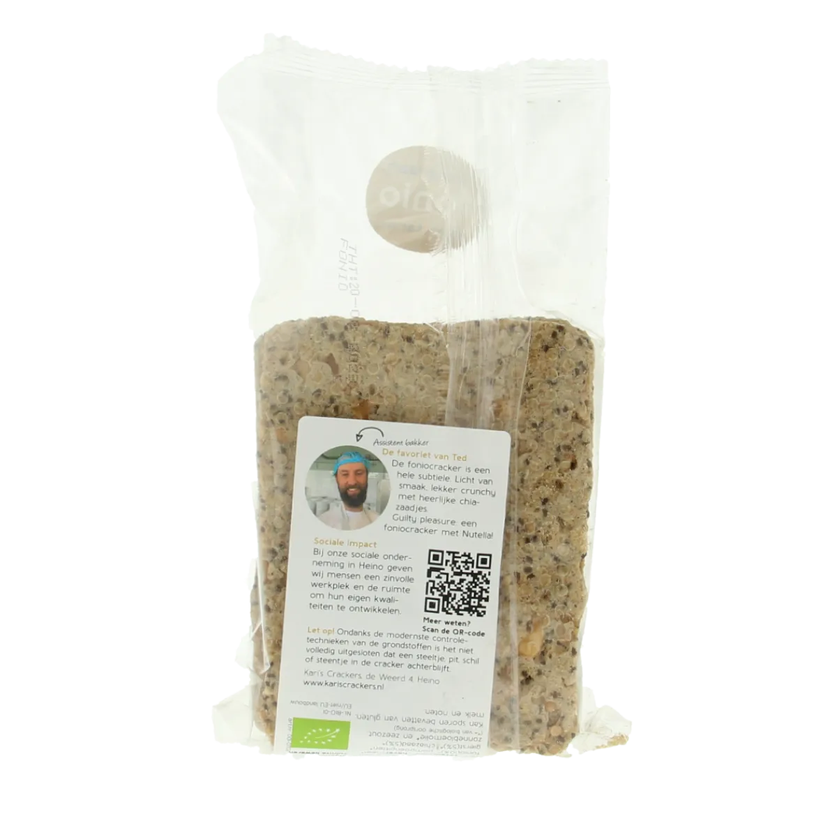 Discount Kari's Crackers Knekkebrod fonio gierst/chia bio