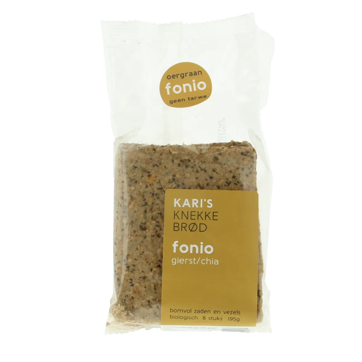 Discount Kari's Crackers Knekkebrod fonio gierst/chia bio