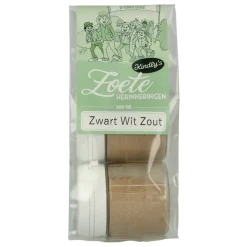 Sale Kindly's Zwart wit potjes zout 25 gram